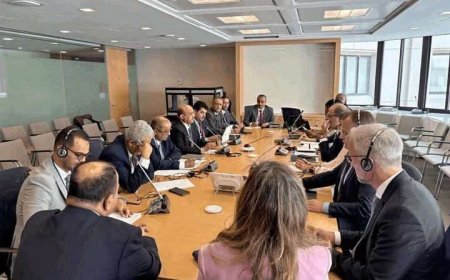 لقاء هام يجمع وزير المالية ومحافظ البنك المركزي مع مدير إدارة الشرق الأوسط بصندوق النقد الدولي