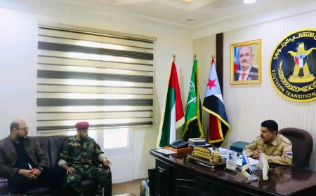 العميد المحمدي يناقش مع قائد المقاومة الجنوبية بحضرموت سير الترتيبات لمليونية حضرموت أولًا بالمكلا