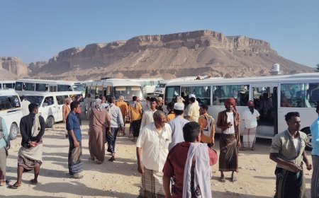 زحف جماهيري غير مسبوق من وادي وصحراء حضرموت إلى المكلا للمشاركة بمليونية «حضرموت أوّلاً».