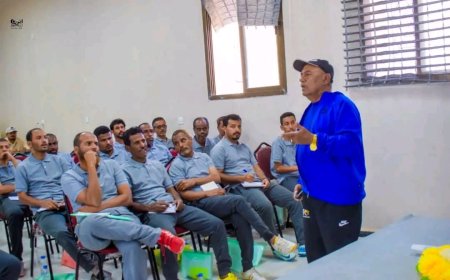 شبوة : انطلاق الاختبارات العملية في الدورة التدريبية الآسيوية الأولى (C) لمدربي كرة القدم