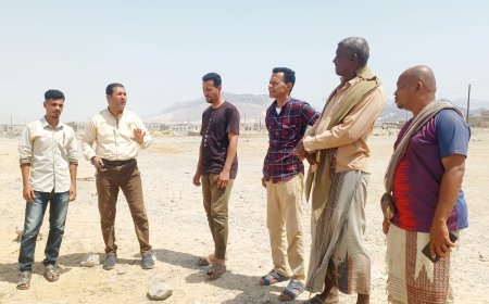 فريق هندسي من مكتب الأشغال ينفذ نزولًا ميدانيًا لمنشأة نادي شباب ميفع الرياضي