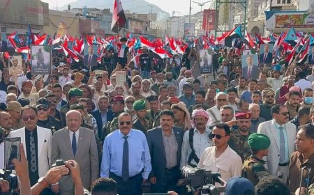 مليونية "حضرموت أولًا" تصدر بيانها الختامي وتؤكد دعمها لقوات النخبة الحضرمية (بيان)