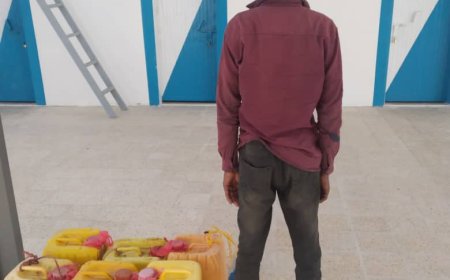 شرطة الروضة تلقي القبض على متهم بسرقة ديزل مشروع مياه المديرية
