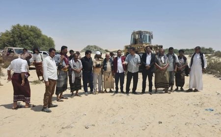 بتوجيهات المحافظ ابن الوزير.. هيئة الأراضي تدشن وحدتي جوار جديدة في منطقة عين بامعبد بمديرية رضوم