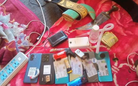 دورية أمنية تضبط ثلاثة أشخاص بحوزتهم أدوات تعاطي مادة الشبو بمديرية القطن