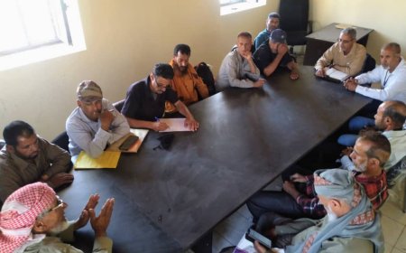 تربية مديرية الضالع تعقد اجتماعها الدوري وتناقش جملة من القضايا التربوية