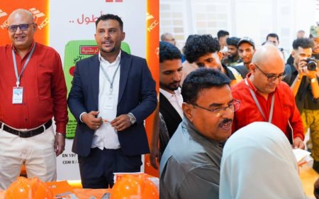 مشاركة فعالة لا سمنت الوطنية في معرض عدن الثاني للإعمار والبناء