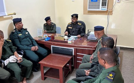 العميد لحمدي يبحث مع رؤوساء الأقسام وضباط مكافحة المخدرات بساحل حضرموت جهود تعزيز محاربة آفة المخدرات