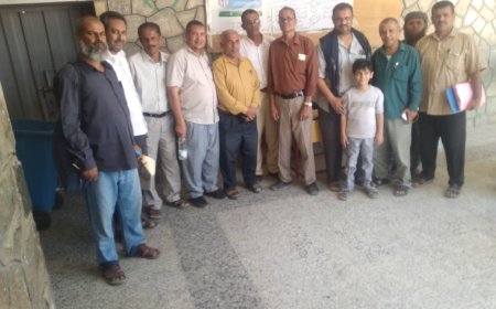 فريق تربوي من المحافظة أبين يزور تربية لودر ويطّلع على سير برنامج التعليم التعويضي