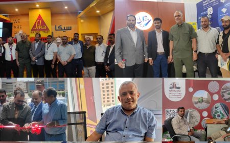 معرض عدن الثاني للإعمار والبناء يشهد  إقبالا كبيرا للزائرين في العاصمة عدن