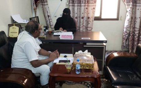 مدير مكتب الثقافة بالقطن يلتقي رئيسة جمعية المرأة للتنمية بالقطن