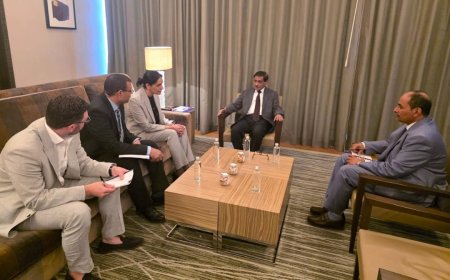 عضو مجلس القيادة الرئاسي البحسني يبحث مع سفيرة المملكة المتحدة مستجدات الأوضاع المحلية والإقليمية