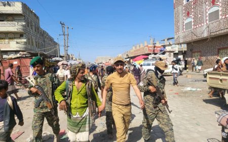 حملة أمنية واسعة لترتيب سوق لودر بقيادة قائد قوات الحزام الأمني بالمنطقة الوسطى أبوعرب