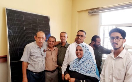 الشعبي يعزز قدرات قسم شرطة التواهي بمنظومة طاقة شمسية وتجهيزات لوجستية