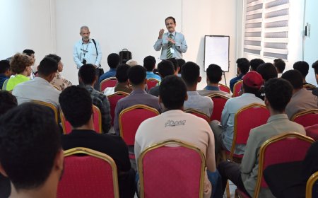 ندوة تعريفية في معرض عدن للبناء تستعرض تحديات المنطقة الحرة