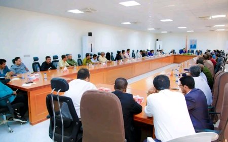 شبوة: المكتب التنفيذي يعقد دورته الاعتيادية ويقف أمام عدد من التقارير الخدمية ويتخذ جملة من القرارات الهامة