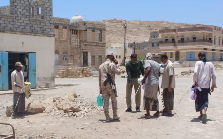 مدير عام بروم ميفع يتفقد مواقع تشجير وتزيين الشارع العام بمدينة بروم