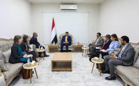 د. عبدالله العليمي عضو مجلس القيادة يستقبل سفراء الاتحاد الأوروبي لدى بلادنا