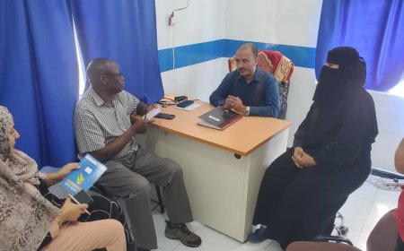 تعز.. فريق أممي يزور مركز ثعبات الصحي للاطلاع على الخدمات وتقييم الاحتياجات