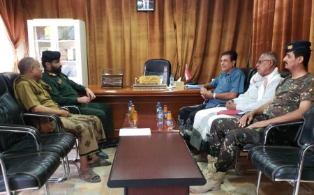 مدير عام مديرية القطن يلتقي مدير عام الأمن بالوادي و الصحراء