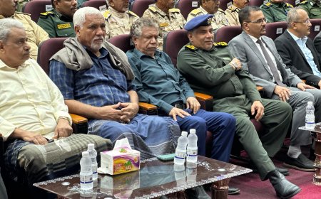 حضرموت تقيم حفلاً خطابيًا وفنيًا احتفاءً بتضحيات قوات نُخبتها الأشاوس وذكرى تحريرها من الإرهاب