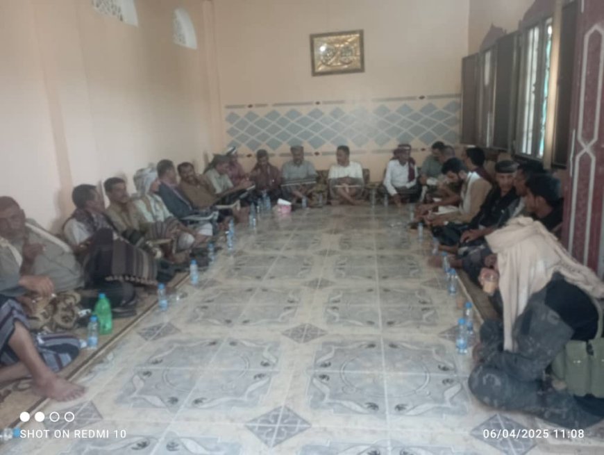 رئيس انتقالي أبين وأعضاء الجمعية الوطنية يقدمون واجب العزاء الى آل الوحيش وآل النجار في أحور