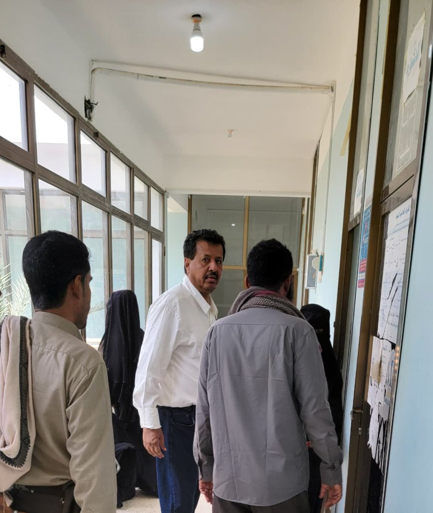 مدير عام رضوم يشيد بمستوى الخدمات الصحية التي يقدمها مستشفى رضوم العام ويثمن جهود المحافظ ومؤسسة خليفة والجهات الداعمة