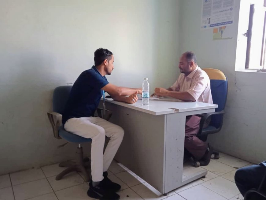 مأمور مديرية الضالع يوقع على الاستلام الابتدائي لمشروع المحميات الزراعية