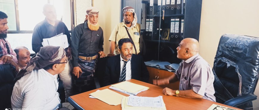 رئيس تنفيذية انتقالي أبين يزور محكمة الاستئناف بالمحافظة
