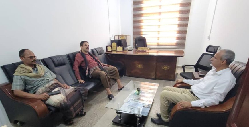 الوكيل الشبحي يلتقي بالعميد الجبواني عضو هيئة الرئاسة بالمجلس الانتقالي