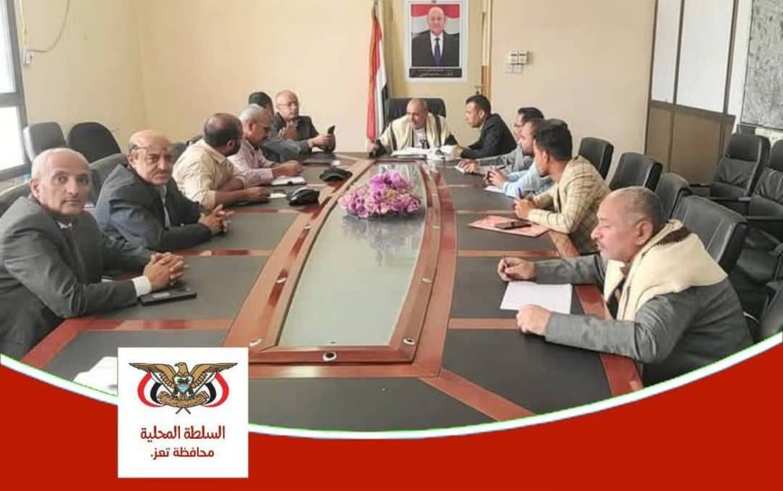وكيل أول محافظة تعز يناقش مع ممثلي منظمة اليونسكو عدد من التدخلات