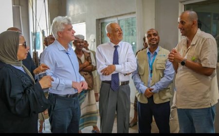 المدير الإقليمي لليونيسف يطّلع على وضع منظومة المياه في عدن