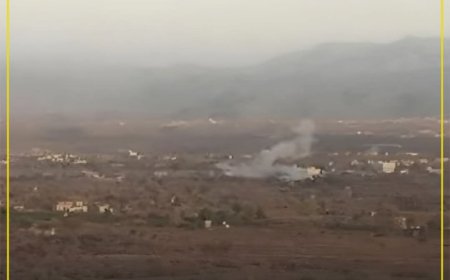 قيادي ميداني حوثي يقصف منزل مواطن بطائرة مسيّرة مفخخة في الضالع