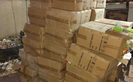 قوات حزام طوق عدن تضبط شحنة مواد غذائية منتهية الصلاحية في نقطة الرباط