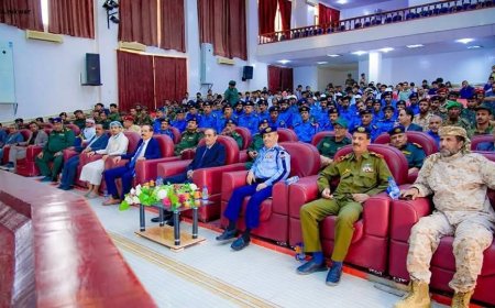 محافظة شبوة تشهد الاحتفال المركزي بتدشين فعاليات أسبوع المرور العربي تحت شعار: "تمهل أمامك حياة" 