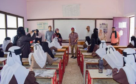 مدير عام صيرة يدشّن امتحانات الثانوية العامة للعام الدراسي 2024-2025