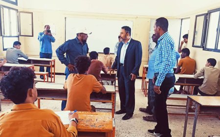 انتقالي أبين يدشن امتحانات الثانوية العامة للعام الدراسي 2024/2025