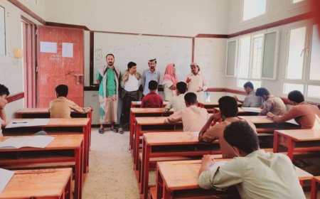 مدير عام رضوم يدشّن امتحانات الثانوية العامة للعام الدراسي 2024-2025