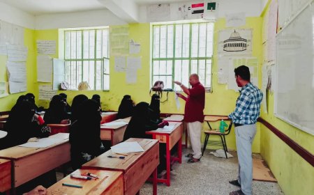 مدير تربية القبيطة يدشن اختبارات الثانوية العامة في مدارس كرش والشريجة