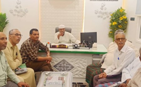 مدير عام المؤسسة المحلية للمياه بوادي حضرموت يتفقد مشروع الطاقة الشمسية لحقل دمون ويزور مؤسسة الوداد للتنمية