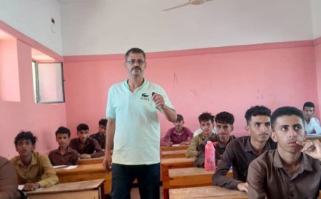 إنتقالي الضالع ينفذ نزولاً ميدانياً لتفقد سير إمتحانات الثانوية العامة