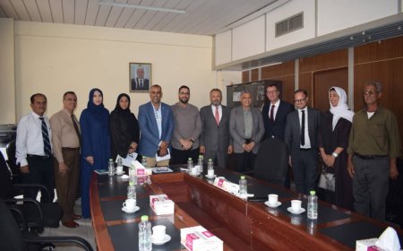 نائب المحافظ يناقش مع وفد "فريدريش ايبرت" إقامة توأمة بين مدينة عدن وإحدى المدن الألمانية