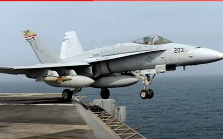 عن مسؤولين اميركيين سقوط مقاتلة ثانية نوع F/A-1 8 في البحر في أسبوع واحد