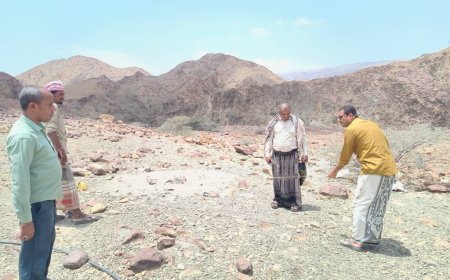 بتوجيهات من الدكتور الجوهي .. مديري الصحة والأشغال في بروم ميفع يقومان بزيارة لوادي نقب لتحديد موقع بناء وحدة صحية