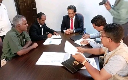 الوكيل الخليفي يصادق على عقد إنشاء مشروع مركز صحي في مدينة عتق بتمويل كويتي