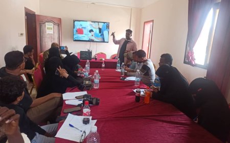 مؤسسة أبين للتنمية تواصل جهودها في تدريب وتأهيل وتمكين الشباب لتطوير مهاراتهم 