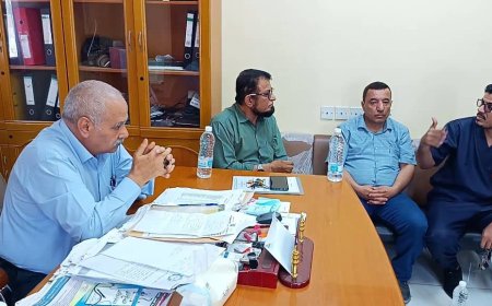 مدير عام الصحة بعدن يطلع على أوضاع مستشفى 22 مايو الجراحي ويناقش تطوير خدماتها