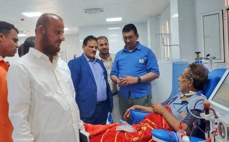 فريق من وزارة الصحة ينفذ نزولًا ميدانيًا لتقييم خدمات التأهيل والدعم النفسي بمستشفى خليفة العام بالتربة
