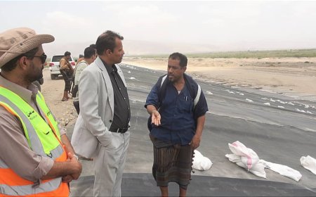 محافظ أبين يتفقد سير الأعمال بمشروع سد حسان الممول من صندوق أبوظبي للتنمية