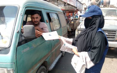 استمرار فعاليات أسبوع المرور العربي الموحد في العاصمة عدن 